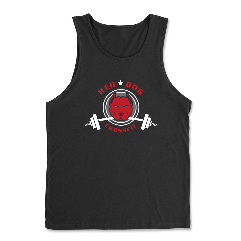 Red Dog CrossFit Standard (Red) Mens - Tank Top