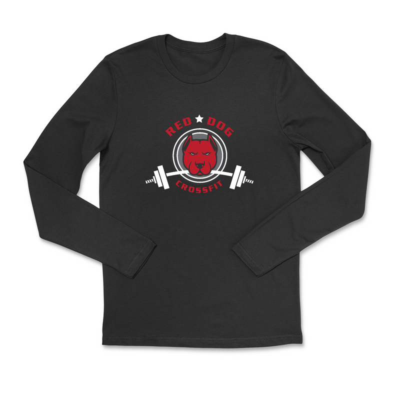 Red Dog CrossFit Standard (Red) Mens - Long Sleeve