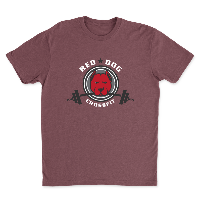 Red Dog CrossFit Standard (White) Mens - T-Shirt