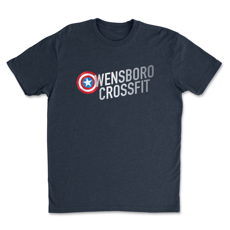 Owensboro CrossFit Captain America Mens - T-Shirt