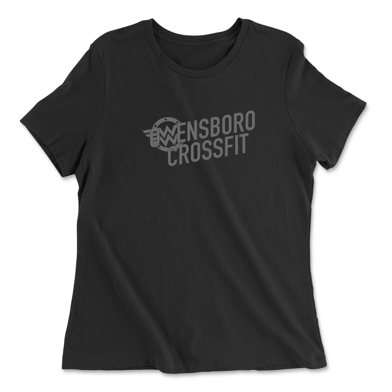 Owensboro CrossFit Wonder Gray Womens - Relaxed Jersey T-Shirt