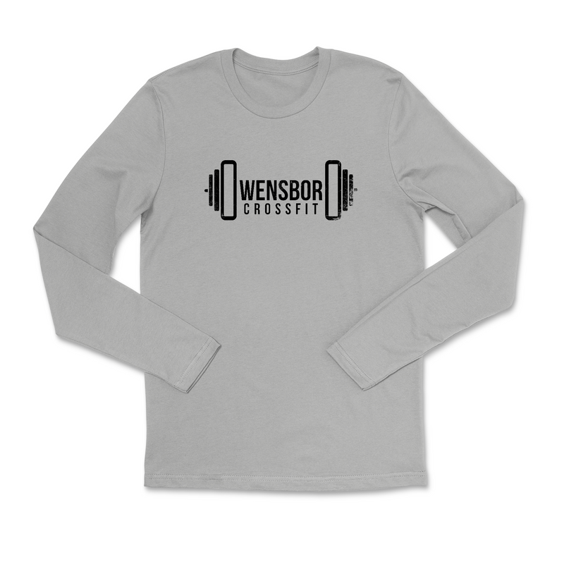 Owensboro CrossFit Less Talk More Chalk (Black) Mens - Long Sleeve
