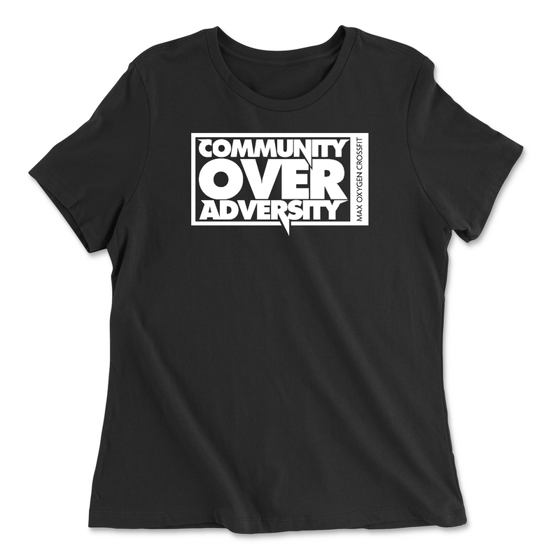 Max Oxygen CrossFit Community Womens - Relaxed Jersey T-Shirt