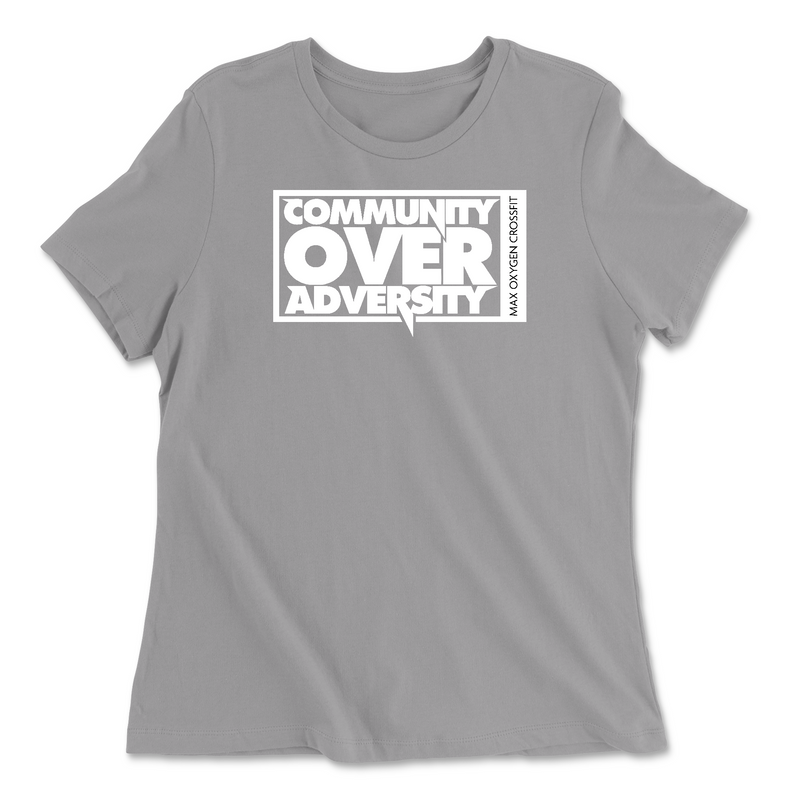 Max Oxygen CrossFit Community Womens - Relaxed Jersey T-Shirt