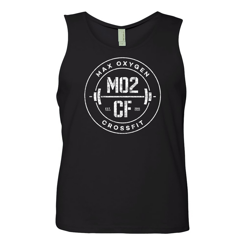 Max Oxygen CrossFit MO2CF White Mens - Tank Top