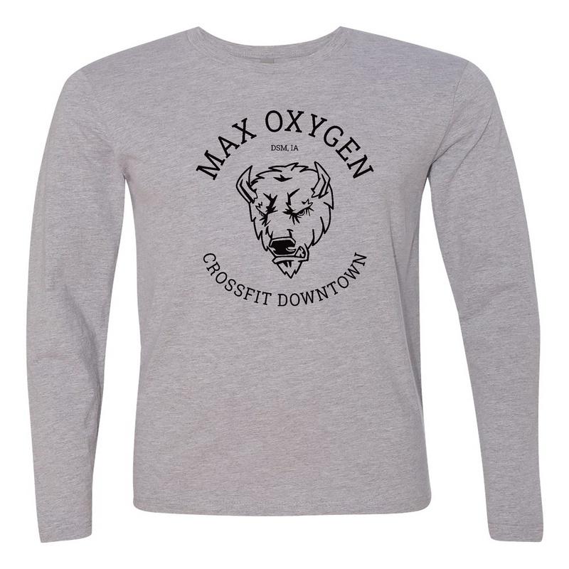 Max Oxygen CrossFit Buffalo Black Mens - Long Sleeve