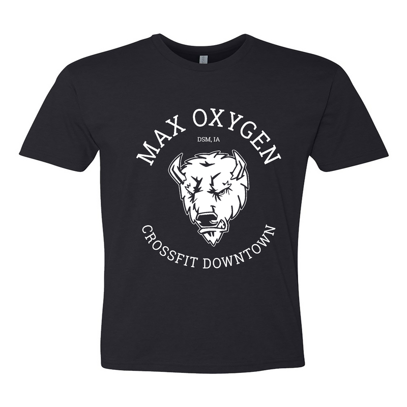Max Oxygen CrossFit Buffalo White Mens - T-Shirt