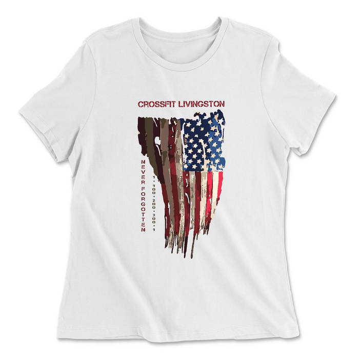 Womens 2X-Large WHITE Relaxed Jersey T-Shirt