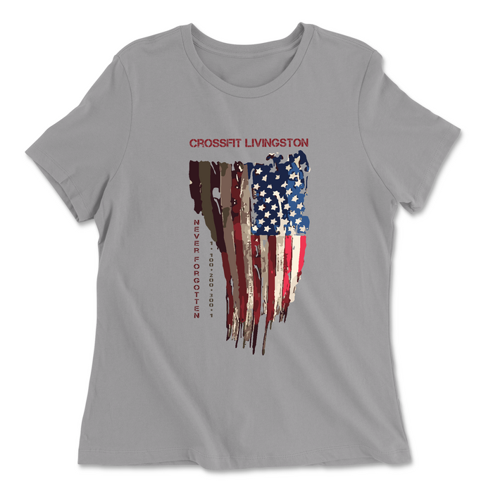 Womens 2X-Large SOLID_ATHLETIC_GREY Relaxed Jersey T-Shirt