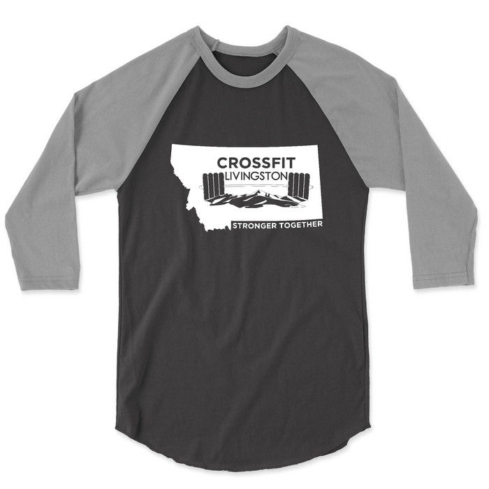 Mens 2X-Large VINTAGESMOKE_GRANITE_HEATHER 3/4 Sleeve