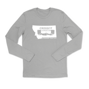 Mens 2X-Large HEATHER_GRAY Long Sleeve