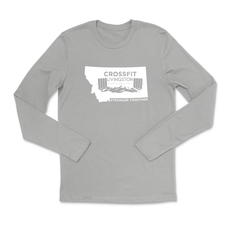 Mens 2X-Large HEATHER_GRAY Long Sleeve