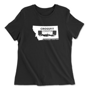 Womens 2X-Large BLACK Relaxed Jersey T-Shirt