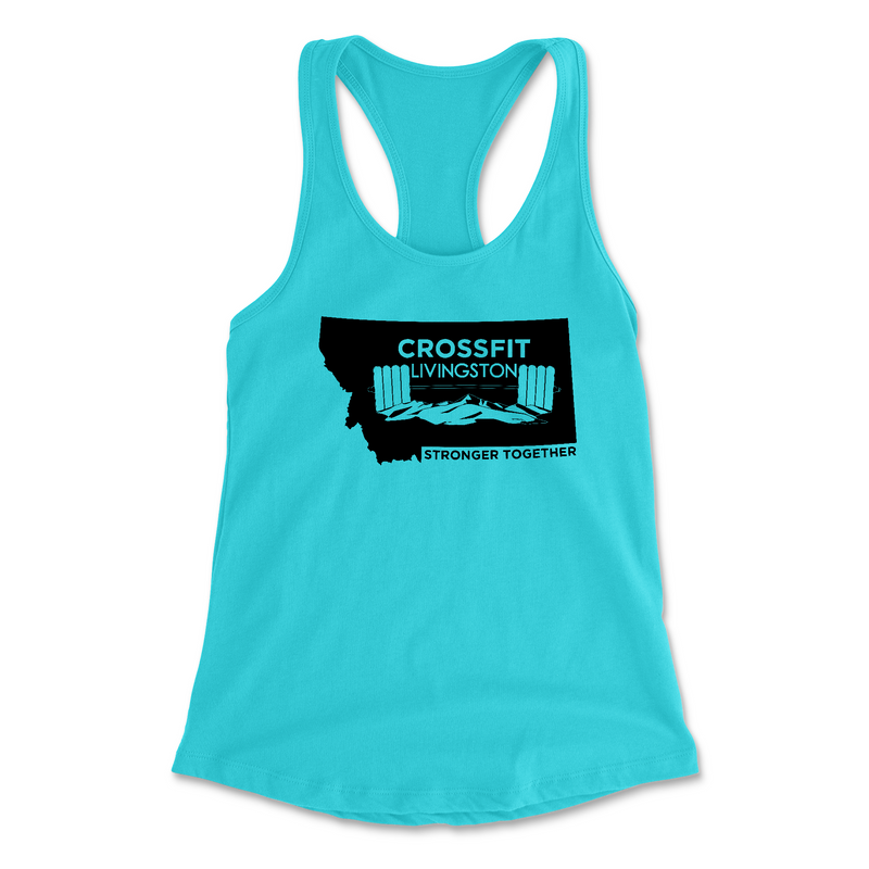 Womens 2X-Large TAHITI_BLUE Tank Top