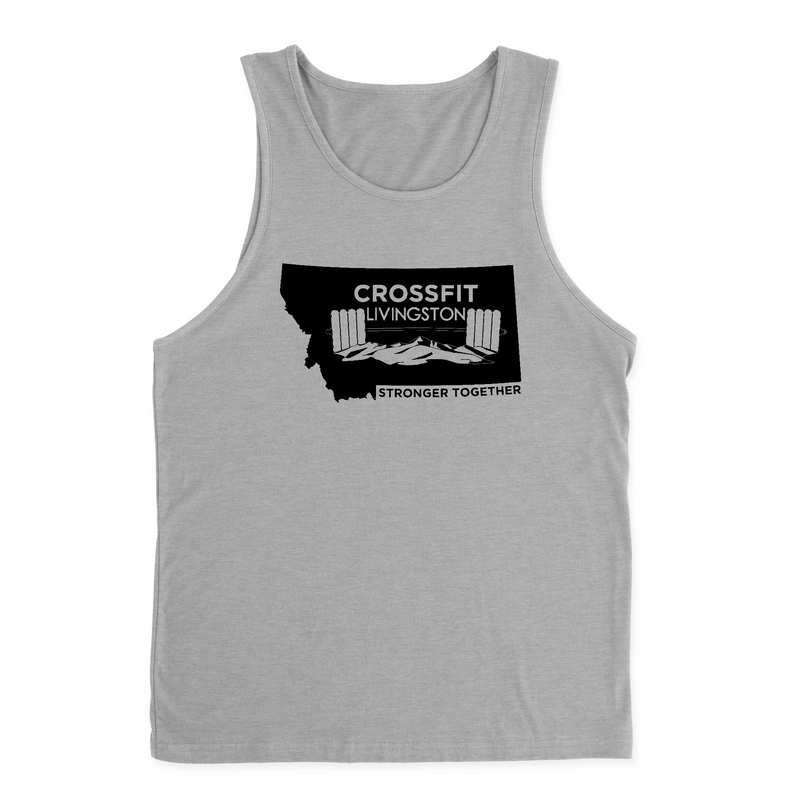 Mens 2X-Large HEATHER_GRAY Tank Top
