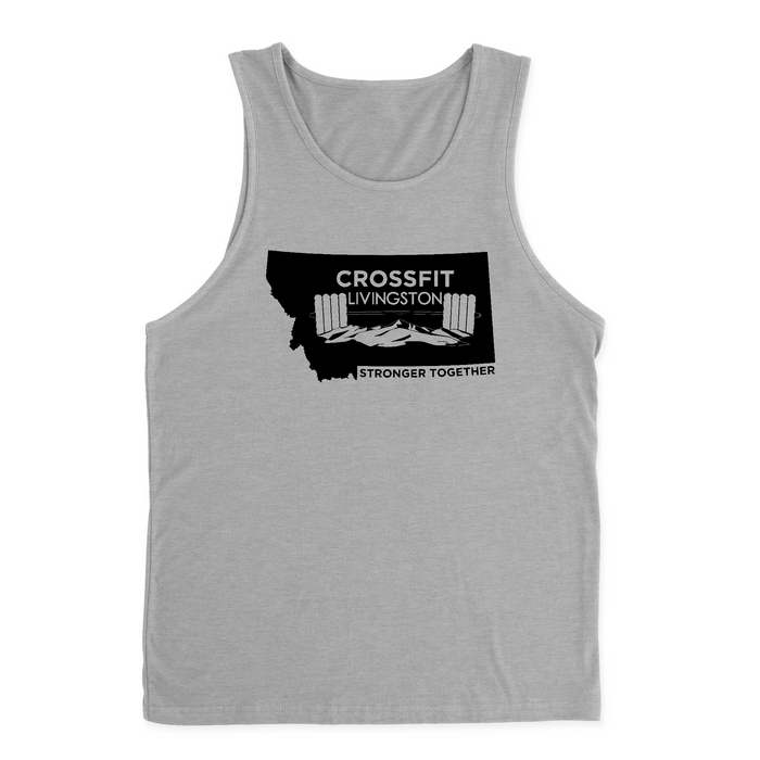 Mens 2X-Large HEATHER_GRAY Tank Top