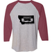 Mens 2X-Large VINTAGEHTR_VINTAGE_BURGUNDY 3/4 Sleeve