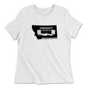 Womens 2X-Large WHITE Relaxed Jersey T-Shirt