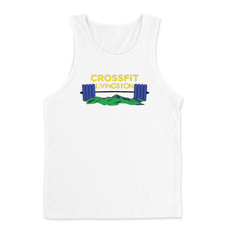 Mens 2X-Large WHITE Tank Top