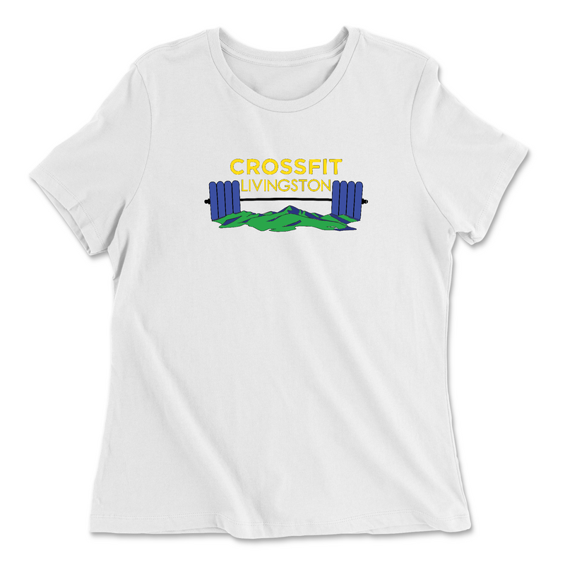 Womens 2X-Large WHITE Relaxed Jersey T-Shirt