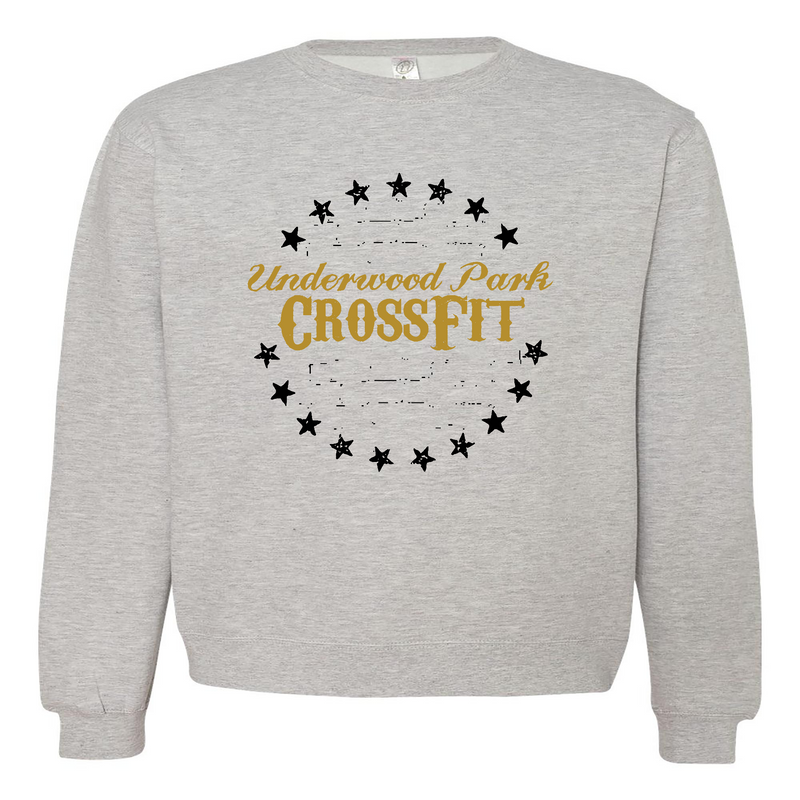 Mens 2X-Large GREY_HEATHER Midweight Sweatshirt