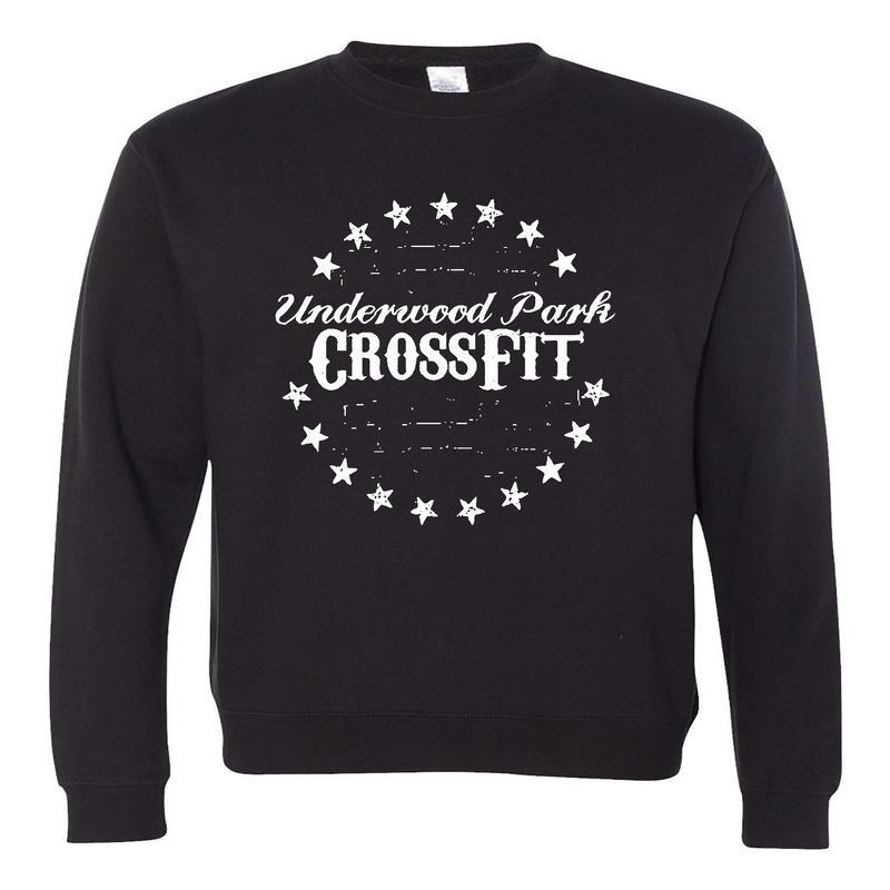 Mens 2X-Large BLACK Midweight Sweatshirt