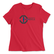 Womens 2X-Large RED Relaxed Jersey T-Shirt