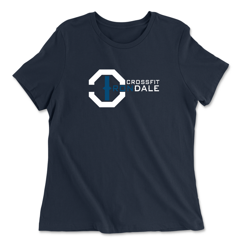 Womens 2X-Large NAVY Relaxed Jersey T-Shirt