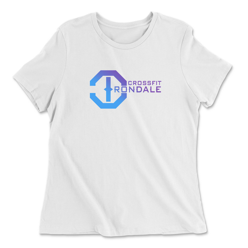 Womens 2X-Large WHITE Relaxed Jersey T-Shirt