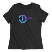 Womens 2X-Large BLACK Relaxed Jersey T-Shirt