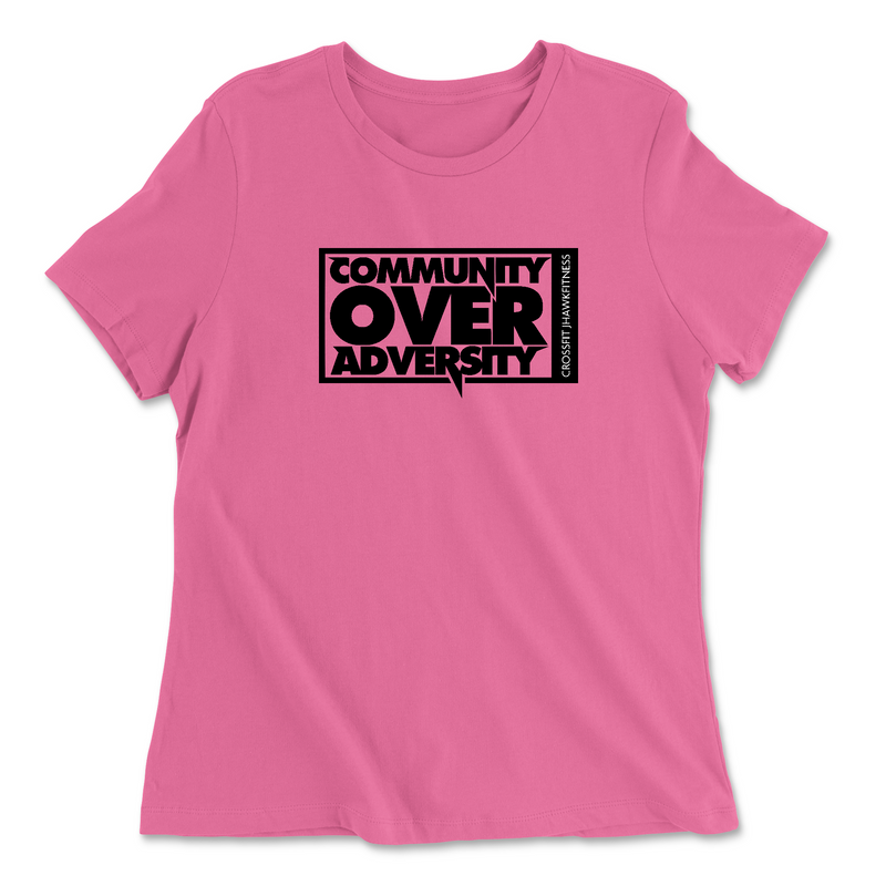 Womens 2X-Large CHARITY_PINK Relaxed Jersey T-Shirt