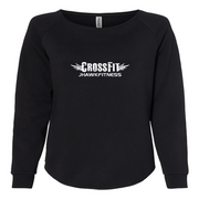 Womens 2X-Large BLACK CrewNeck