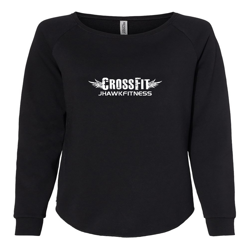 Womens 2X-Large BLACK CrewNeck