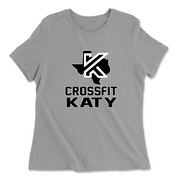 Womens 2X-Large SOLID_ATHLETIC_GREY Relaxed Jersey T-Shirt