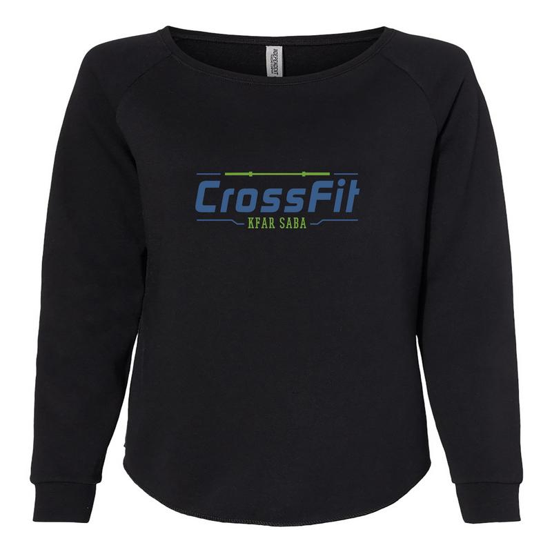 Womens 2X-Large BLACK CrewNeck