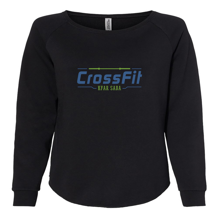 Womens 2X-Large BLACK CrewNeck