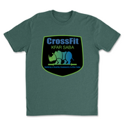 Mens 2X-Large HEATHER_FOREST_GREEN T-Shirt