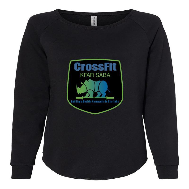 Womens 2X-Large BLACK CrewNeck