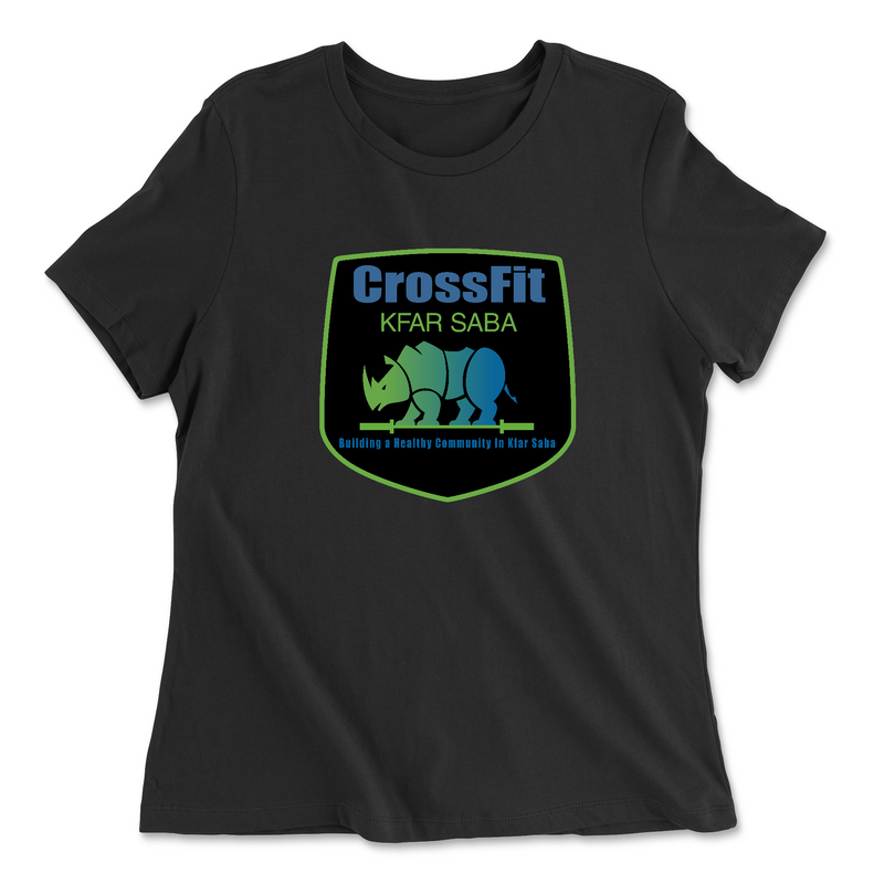 Womens 2X-Large BLACK Relaxed Jersey T-Shirt