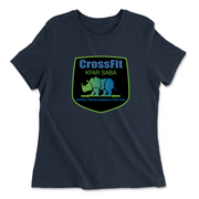 Womens 2X-Large NAVY Relaxed Jersey T-Shirt