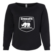 Womens 2X-Large BLACK CrewNeck