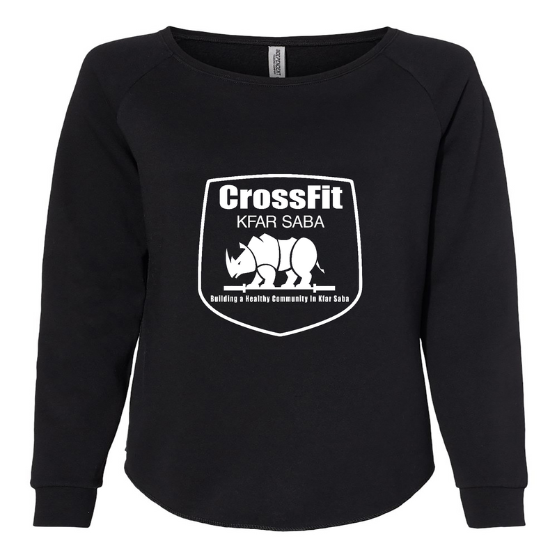 Womens 2X-Large BLACK CrewNeck