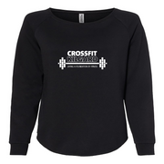 Womens 2X-Large BLACK CrewNeck