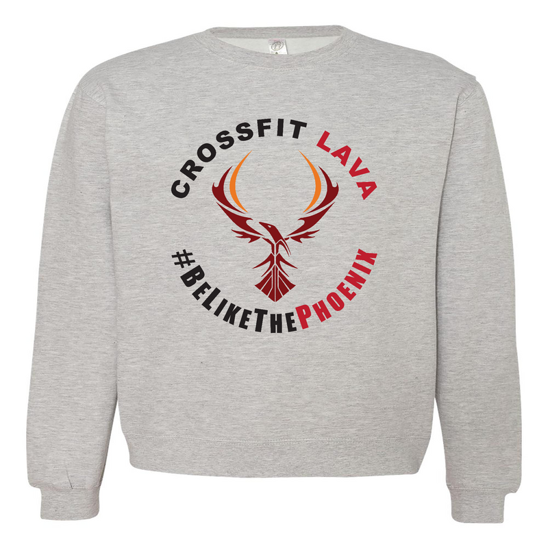 Mens 2X-Large GREY_HEATHER Midweight Sweatshirt