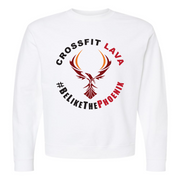 Mens 2X-Large WHITE Midweight Sweatshirt