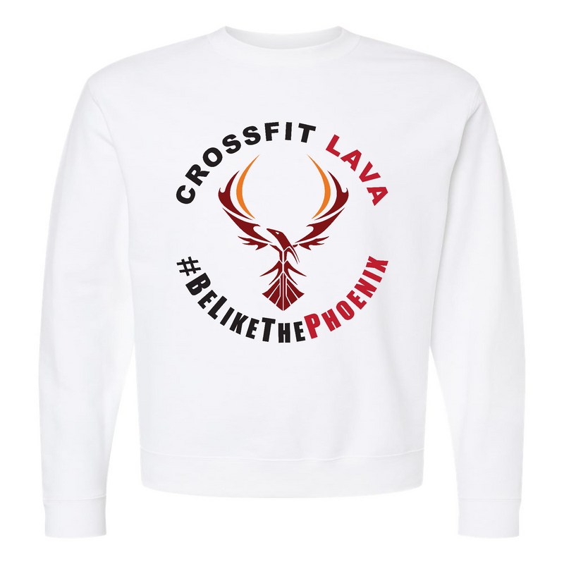 Mens 2X-Large WHITE Midweight Sweatshirt