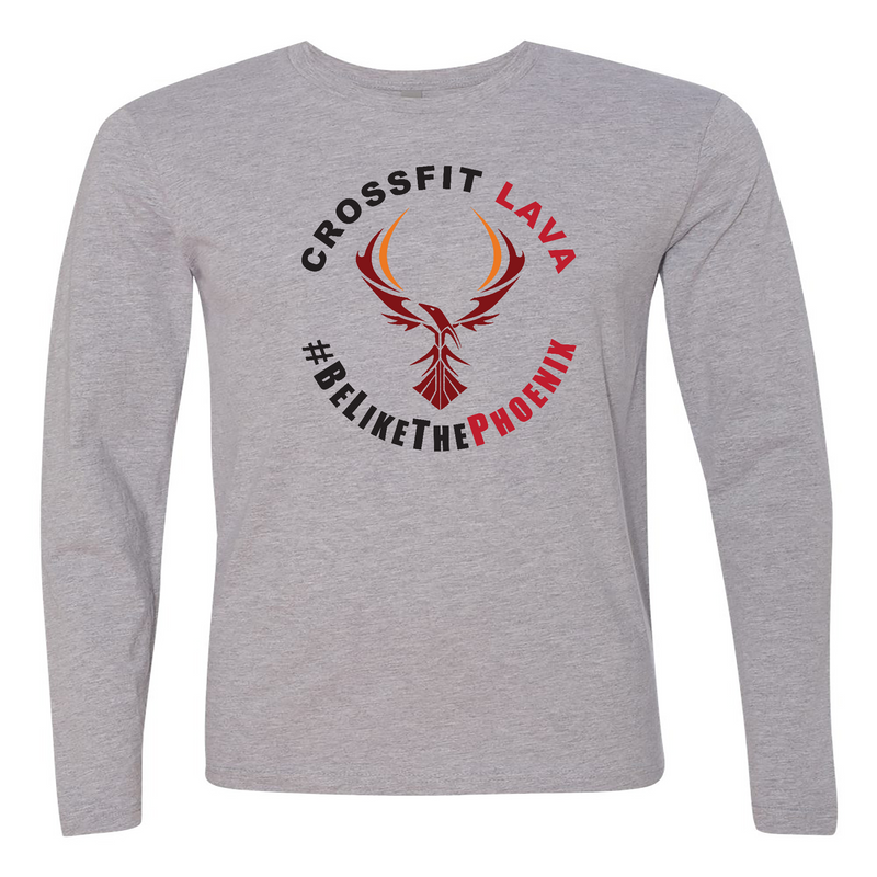 Mens 2X-Large HEATHER_GRAY Long Sleeve