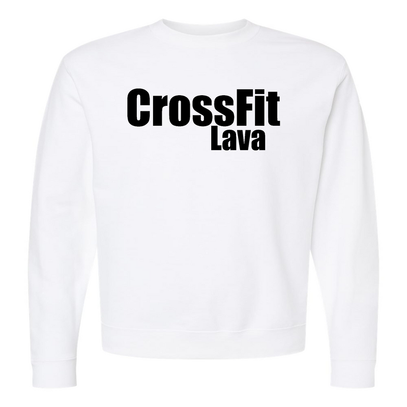 Mens 2X-Large WHITE Midweight Sweatshirt