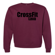 Mens 2X-Large MAROON Midweight Sweatshirt