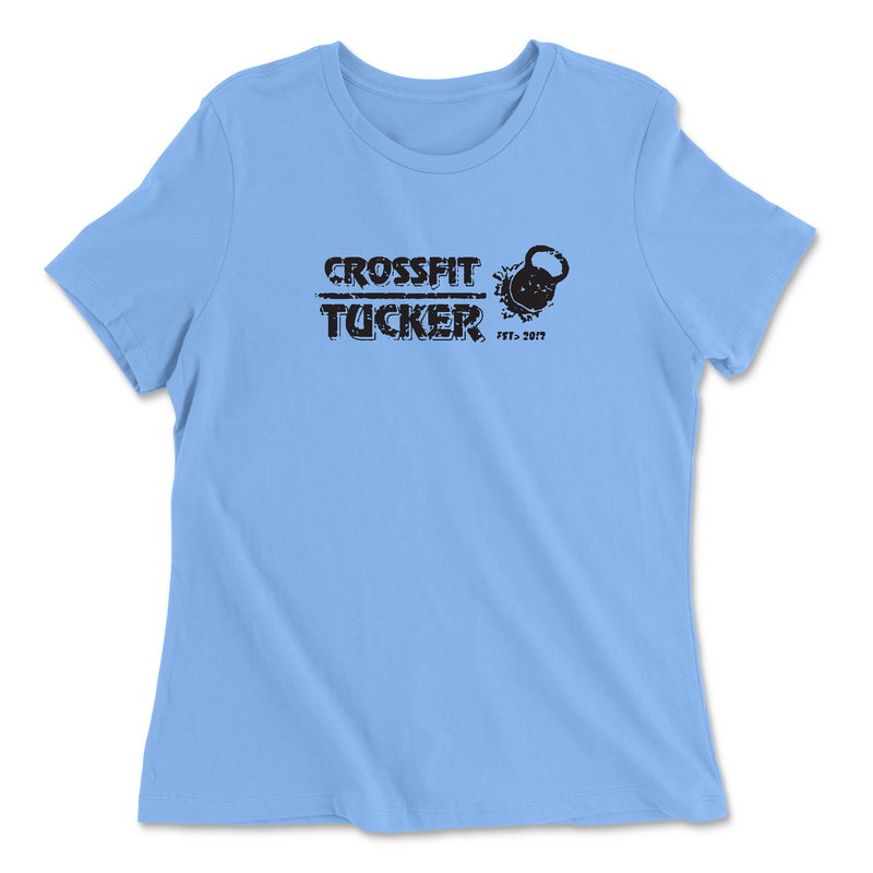 Womens 2X-Large CAROLINA_BLUE Relaxed Jersey T-Shirt
